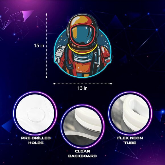 Astronaut LED Neon Sign - Picture 5 of 7